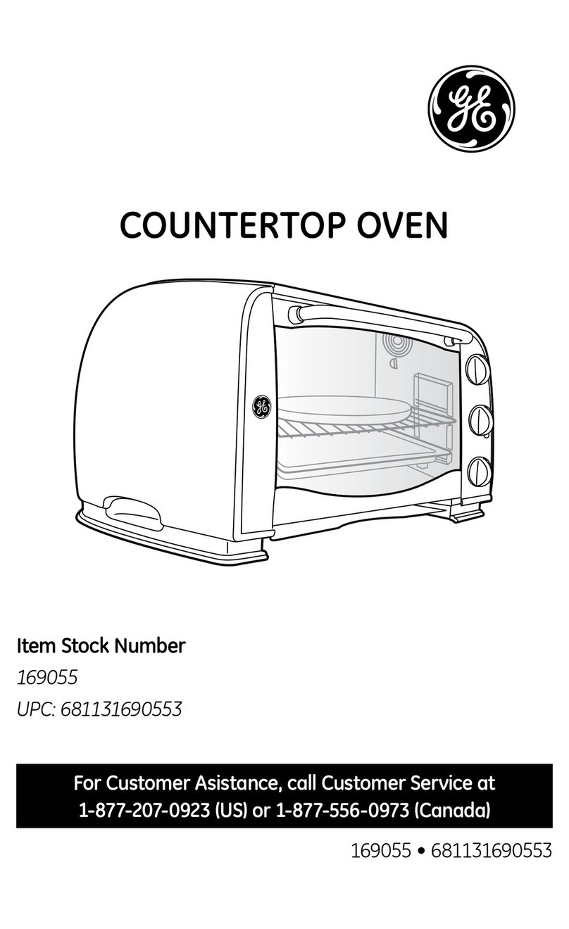 GE Countertop Oven User manual GE Countertop Oven User manual