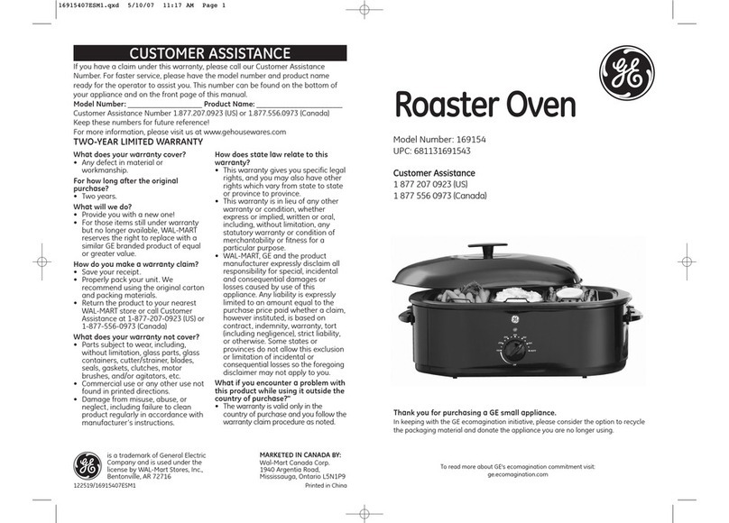GE 681131691543 User manual