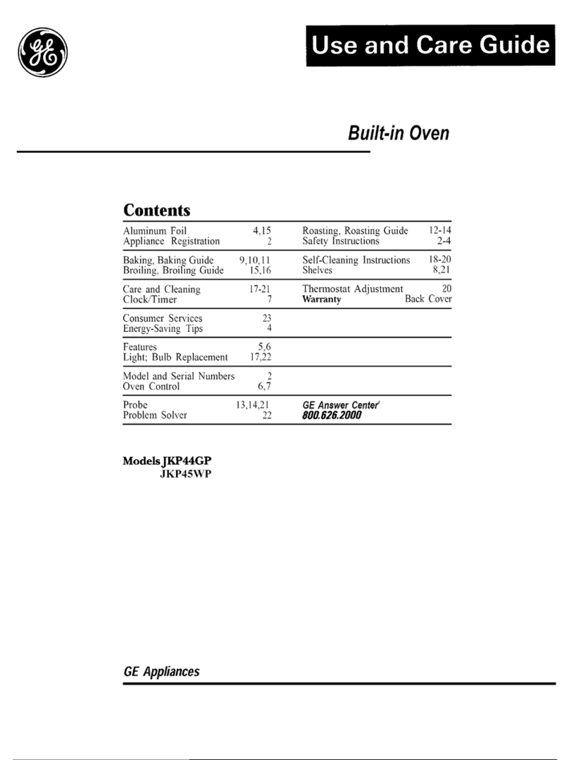 GE JKP44GP User manual