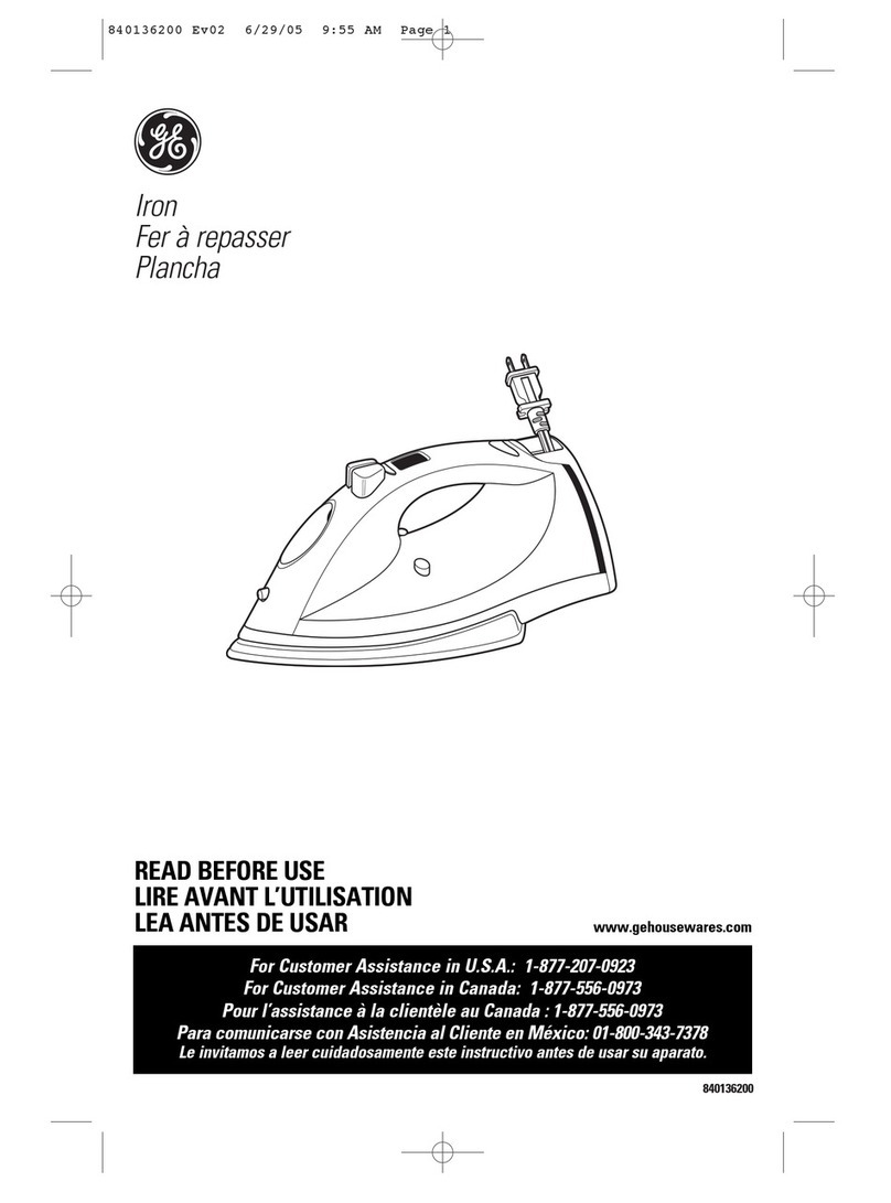 GE 840136200 User manual