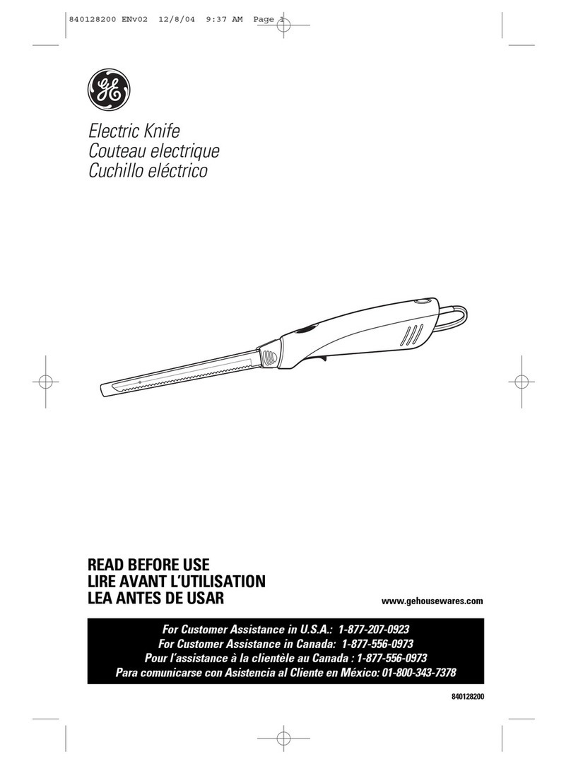 GE 169020 owner's manual