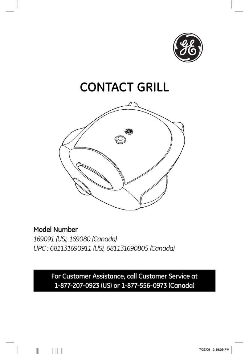 GE 169080 User manual