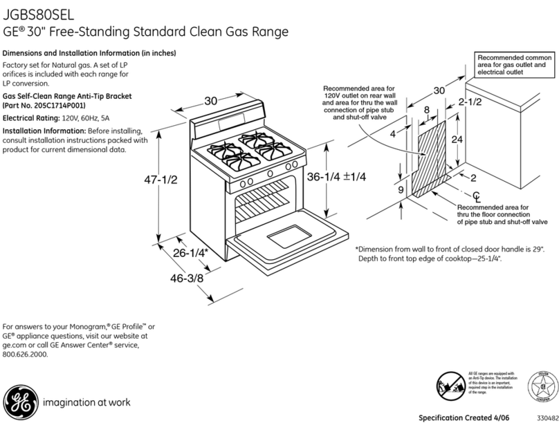 GE JGBS80SELSS User manual GE JGBS80SELSS User manual