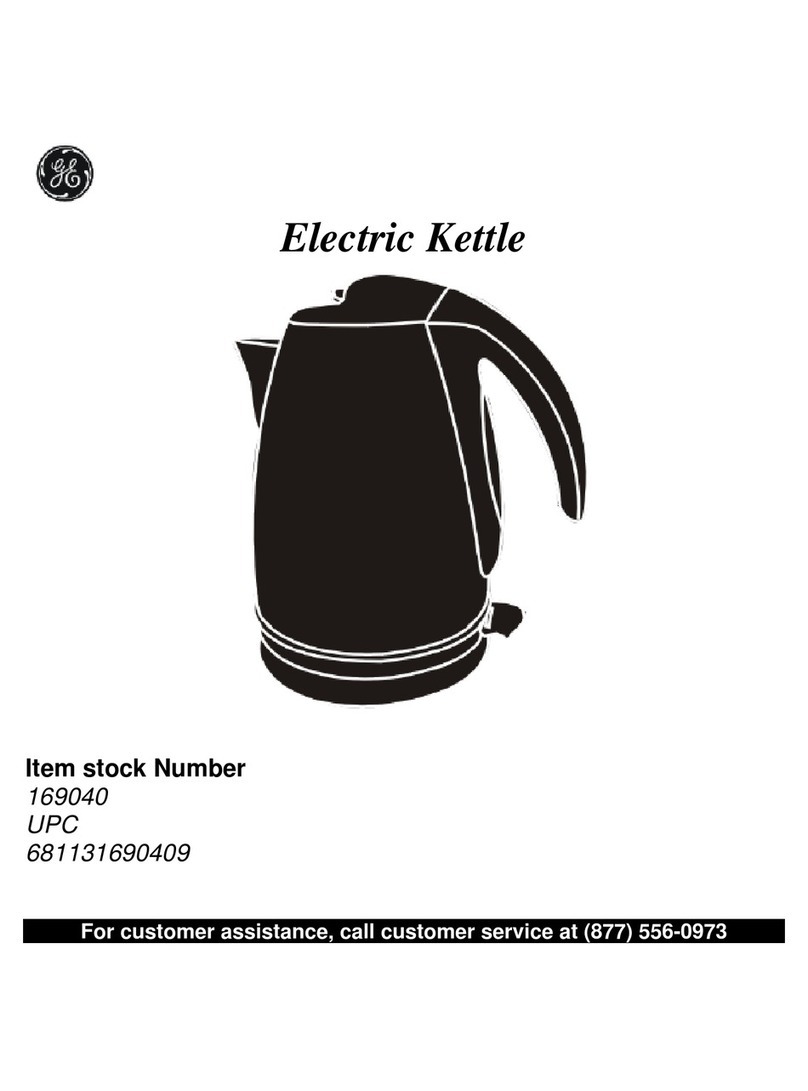 GE 169040 User manual
