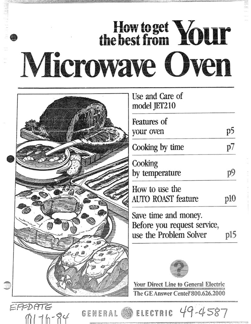 GE JET210 Installation instructions