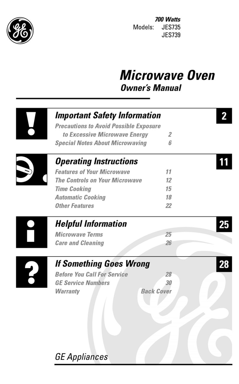 GE JES735 User manual