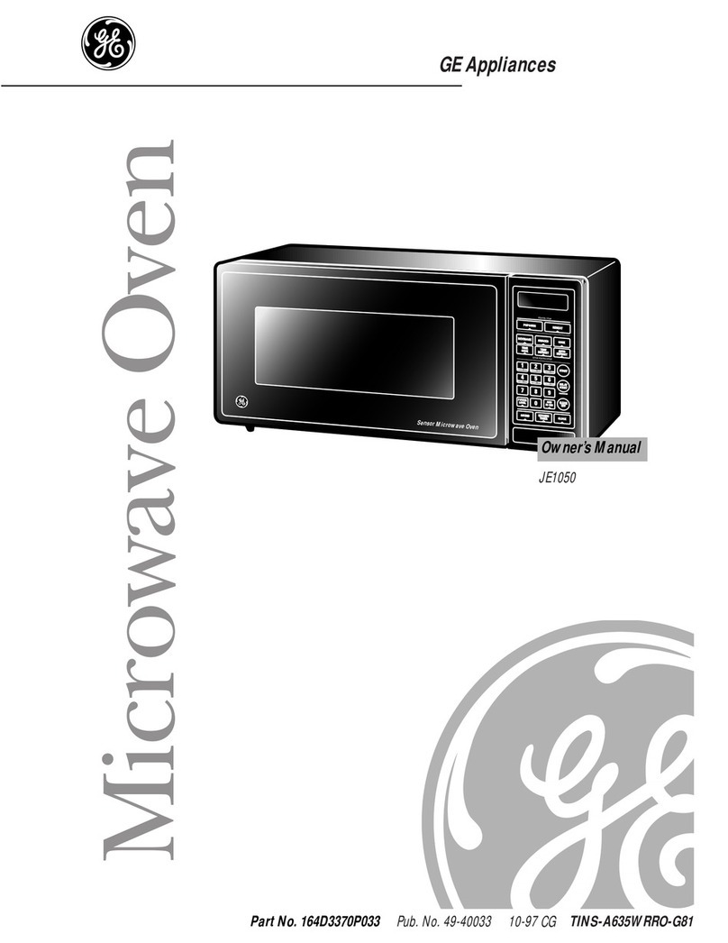 GE JE1050 User manual