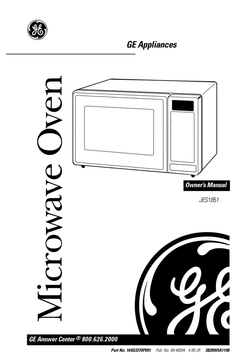 GE JES1851 User manual