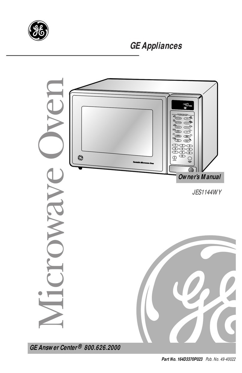GE JES1144WY User manual GE JES1144WY User manual