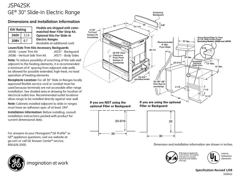GE JSP42SKSS Manual