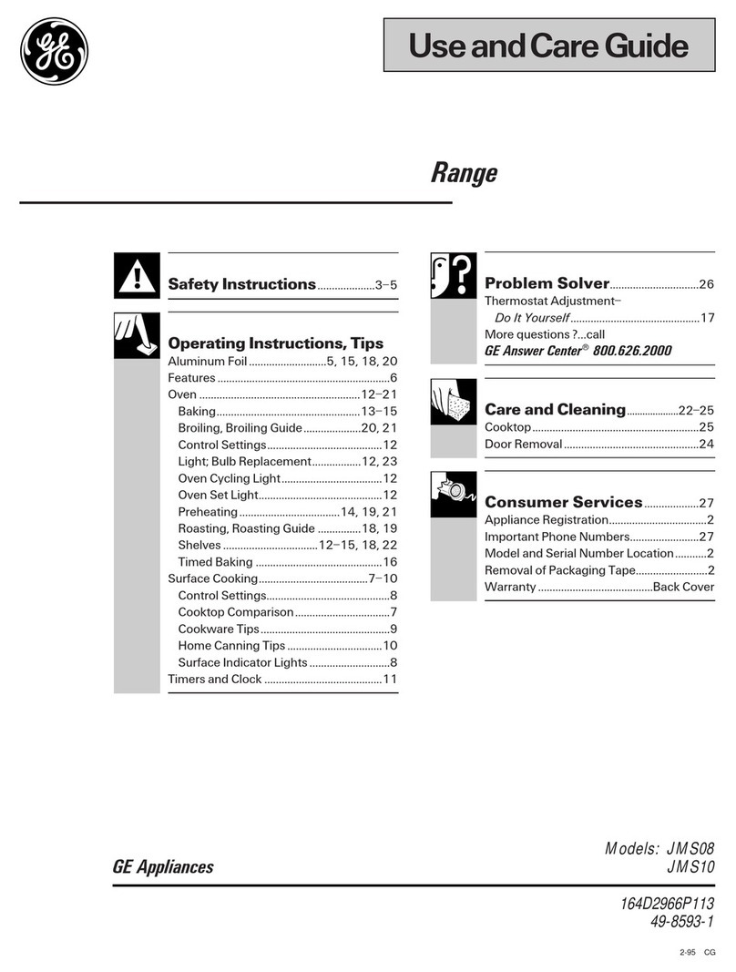 GE JMS10 User manual