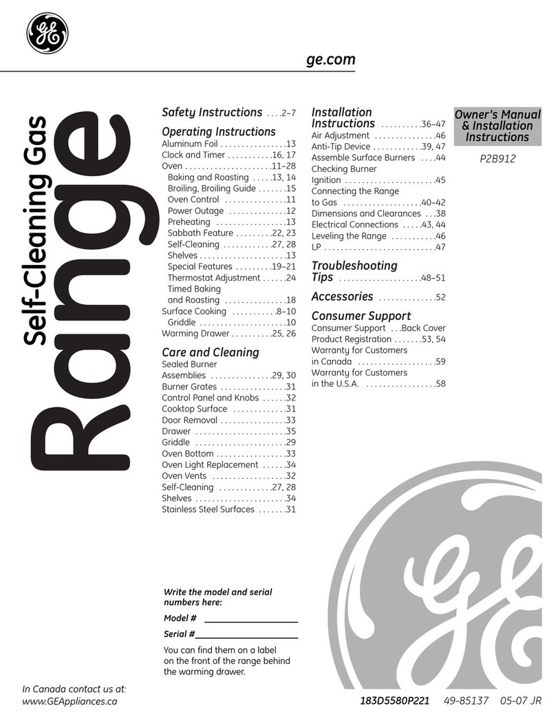 GE P2B912 Original instructions