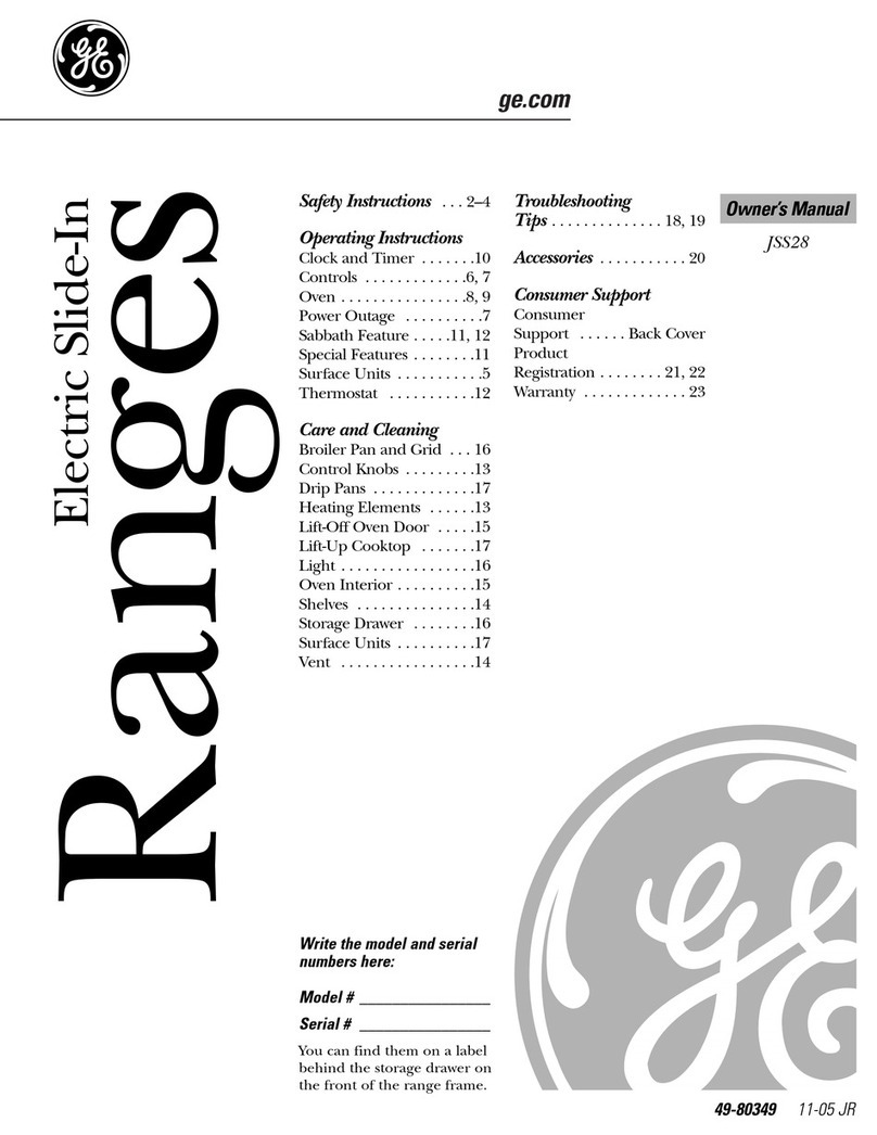 GE JSS28 User manual