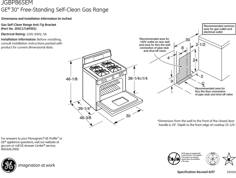 GE JGBP86SEMSS User manual