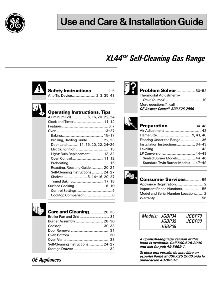 GE JGBP38 Training manual