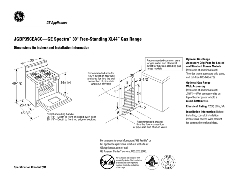 GE JGBP35CEACC datasheet