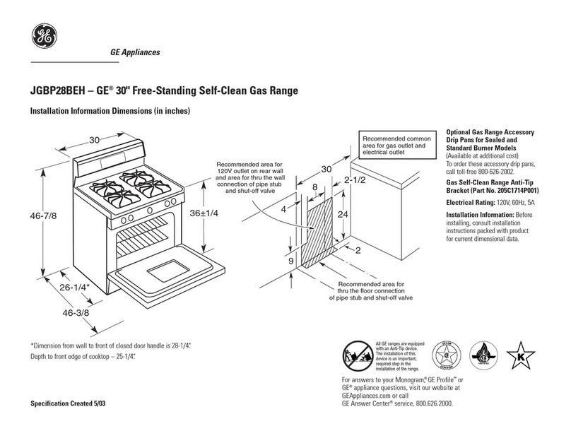 GE JGBP28BEH User manual