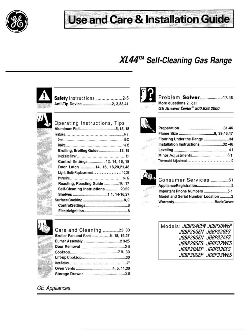GE JGBP25GEN Training manual