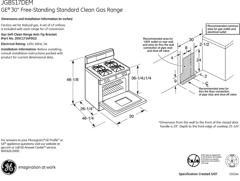 GE JGBS17DEM Manual