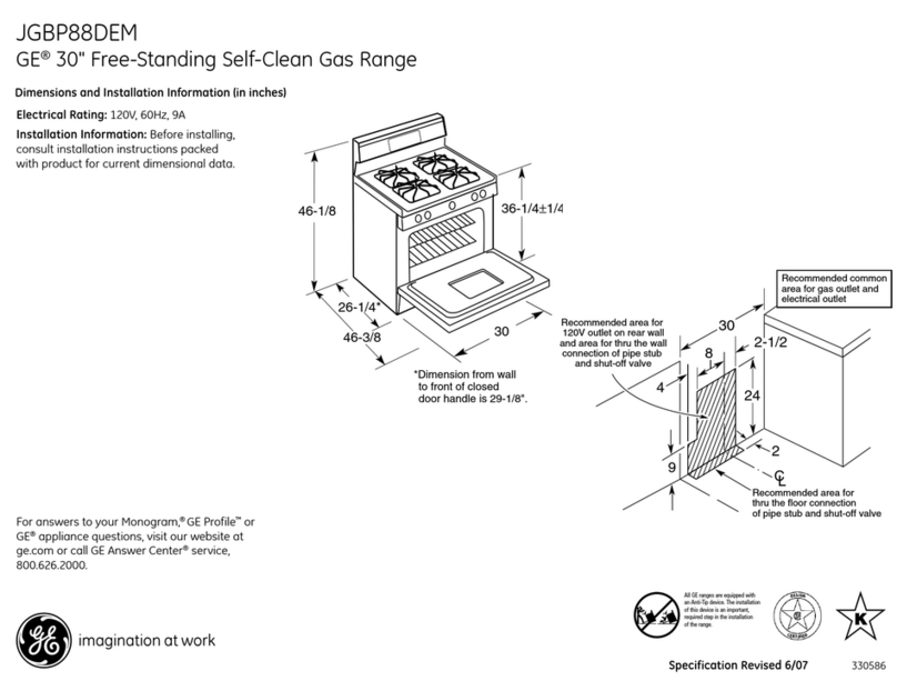 GE JGBP88DEMBB User manual