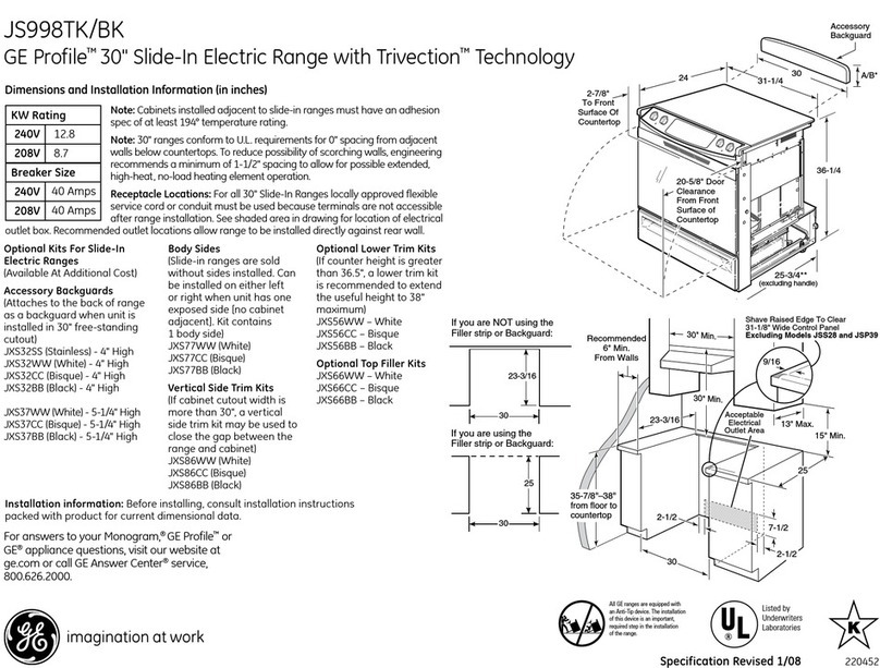GE JSS26 Manual