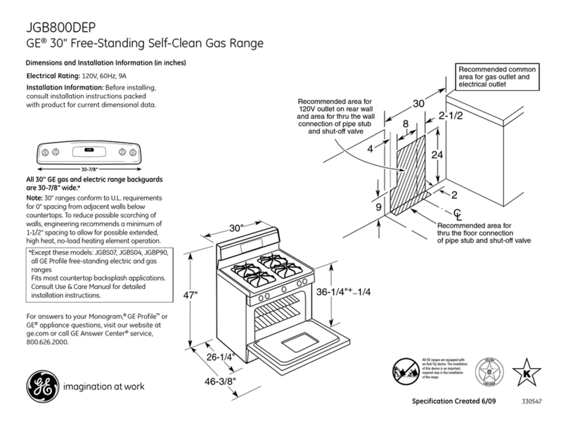GE JGB800DEP Manual