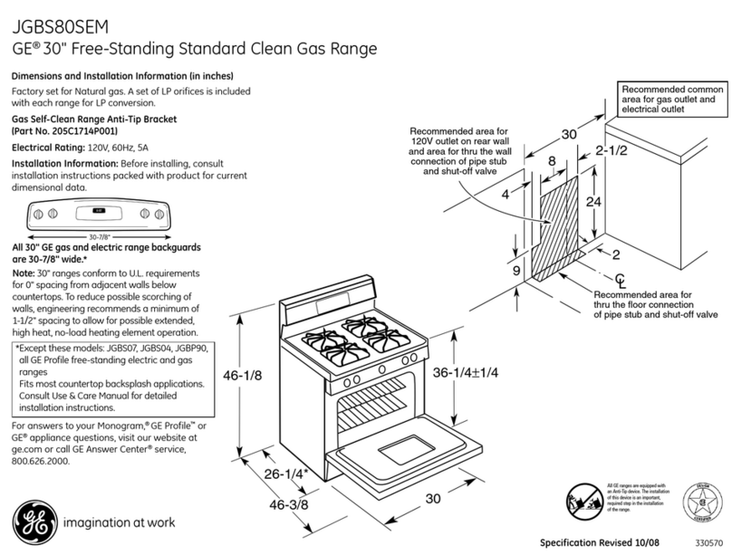 GE JGBS80SEMSS Manual