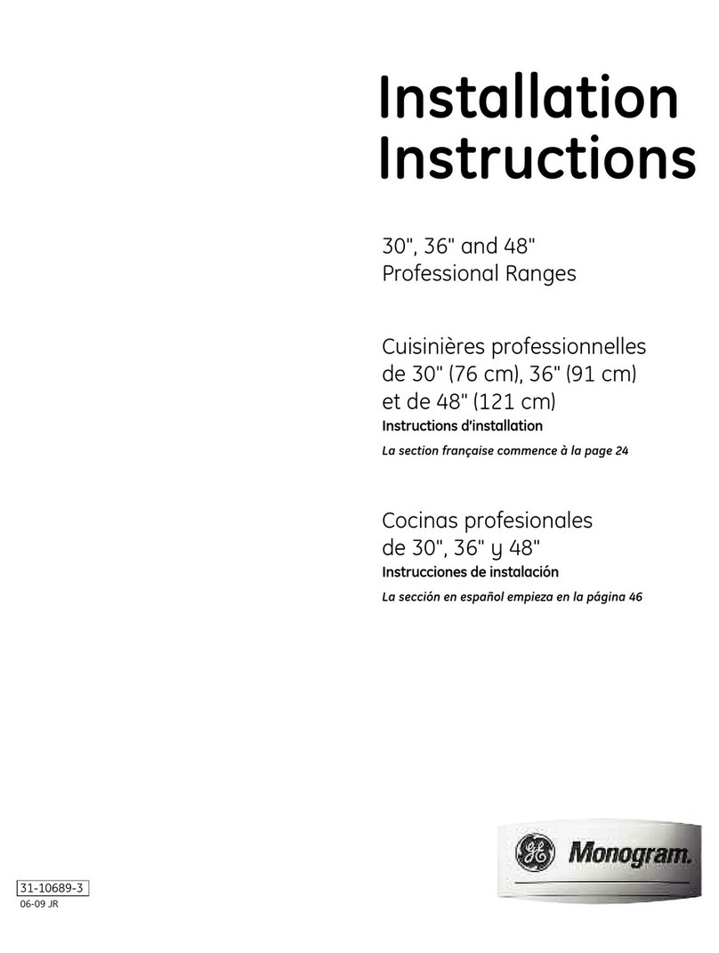 GE Monogram ZDP304L User manual