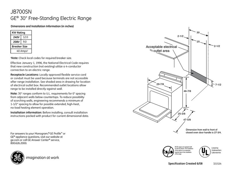 GE JB700SNSS Manual