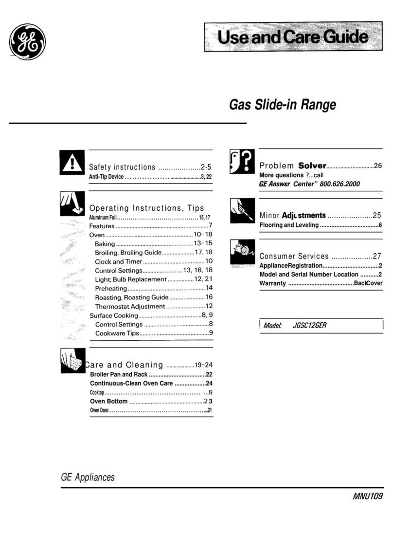 GE 164 D2588P120 User manual