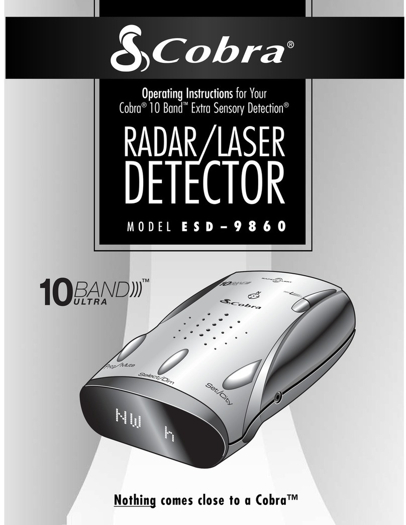 Cobra ESD-9860 operating instructions