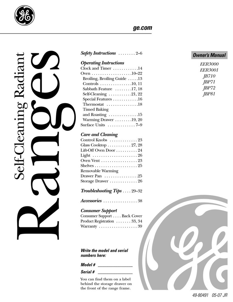 GE EER 3001 User manual