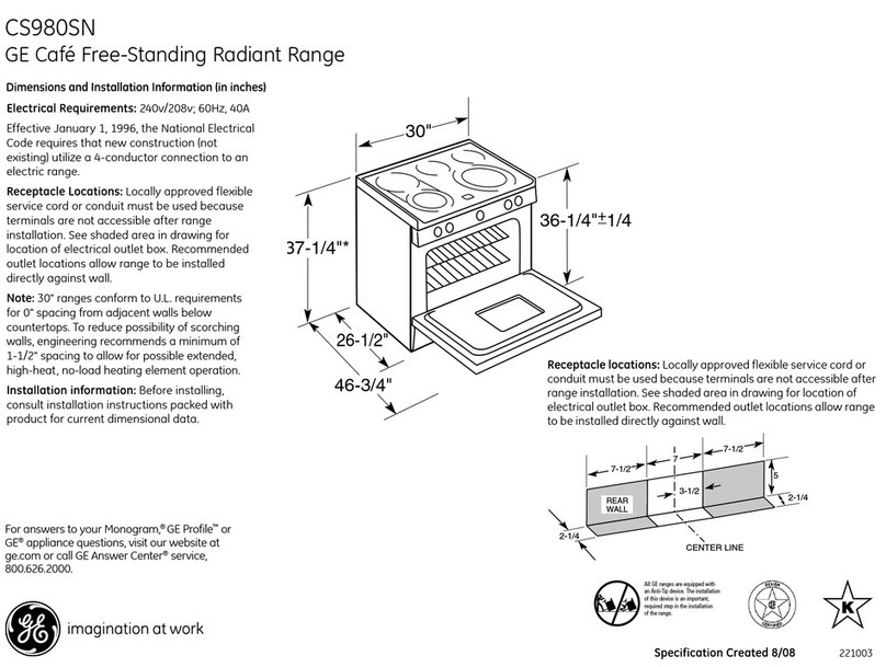 GE CS980SNSS Manual