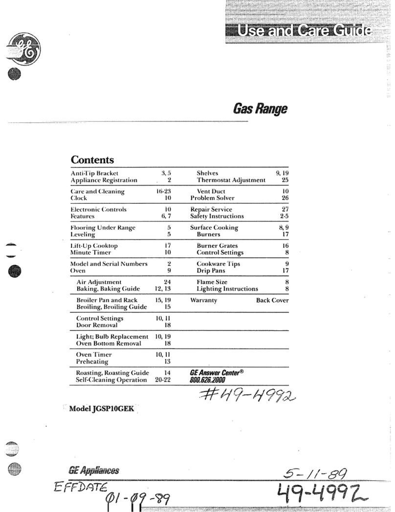 GE 49-4992 User manual