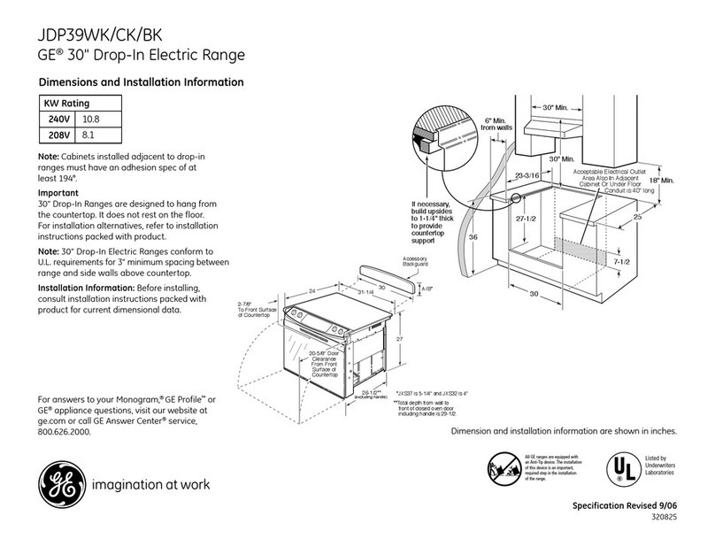 GE JDP39BKBB Manual