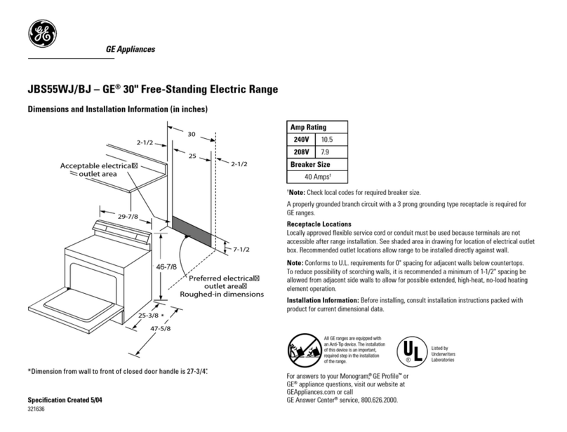 GE JBS55WJ/BJ Manual
