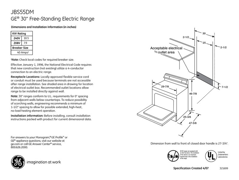 GE JBS55DM Manual