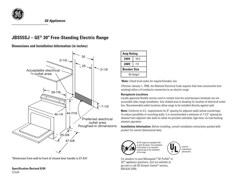 GE JBS55SJ Manual