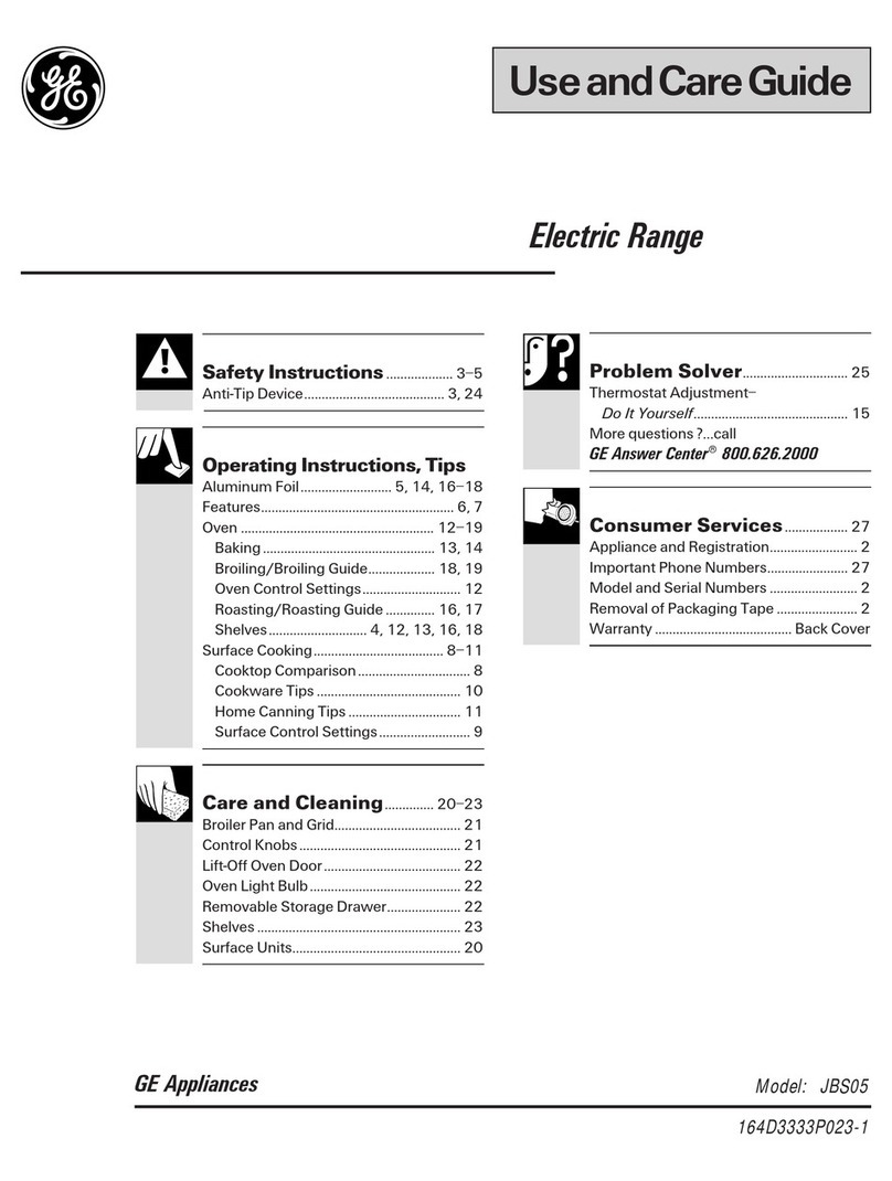 GE JBS05 User manual