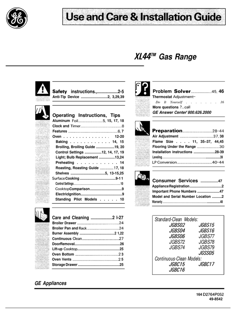 GE JGBC15 Training manual