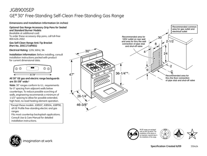 GE JGB900SEPSS User manual