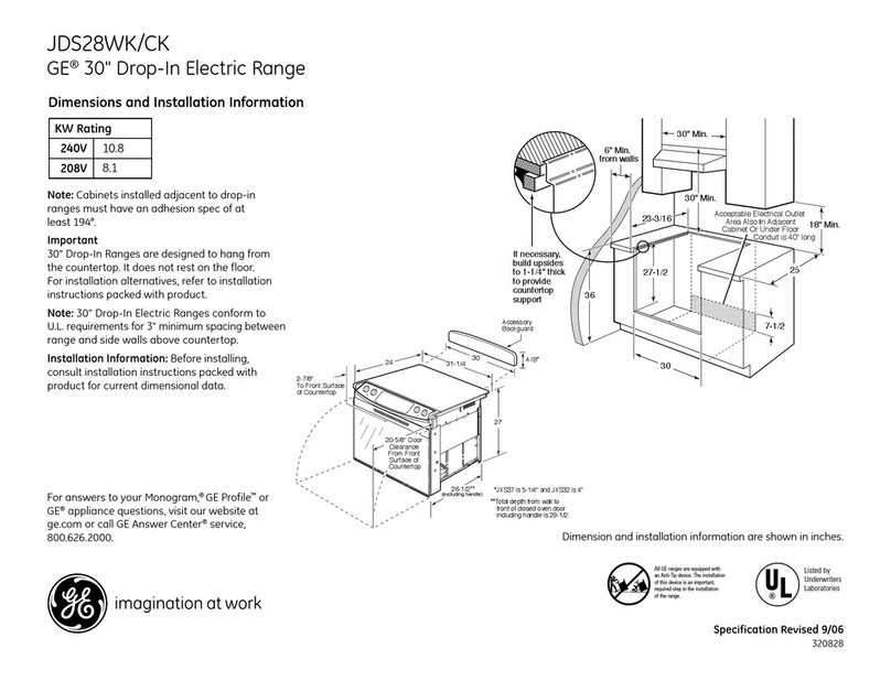 GE JDS28CKCC Manual