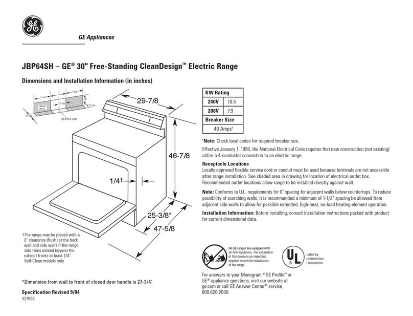 GE JBP64SHSS Manual