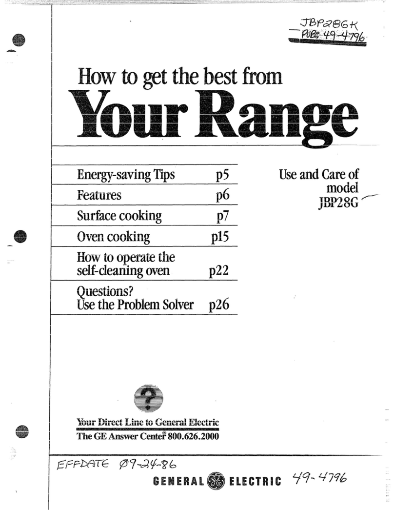 GE JBP28G Installation instructions
