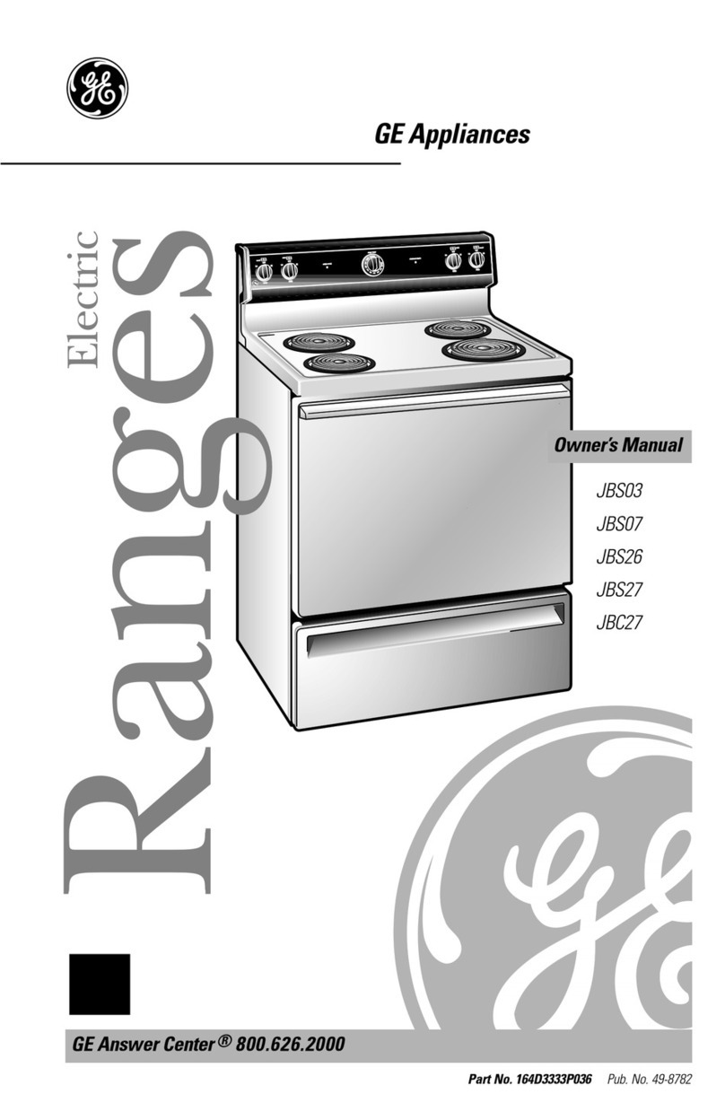 GE JBC27 User manual