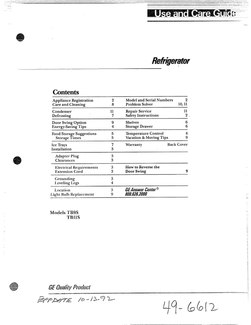 GE TB11S User manual