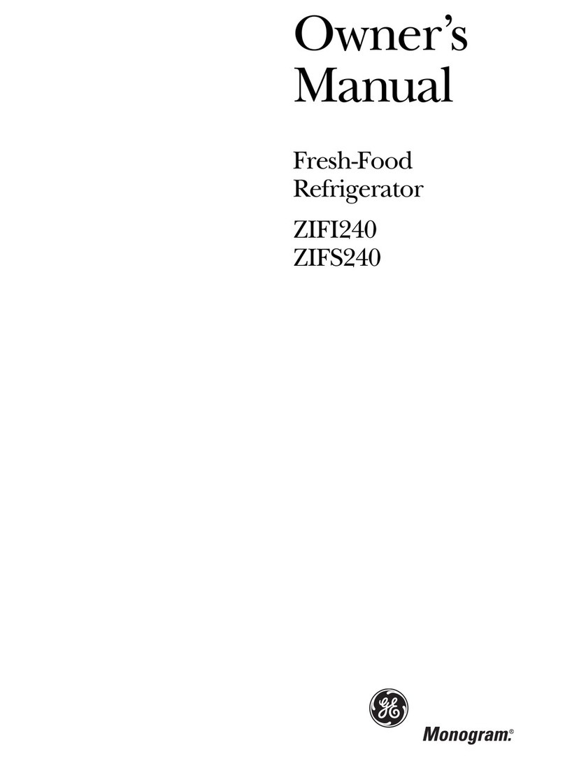 GE Monogram ZIFI240 User manual