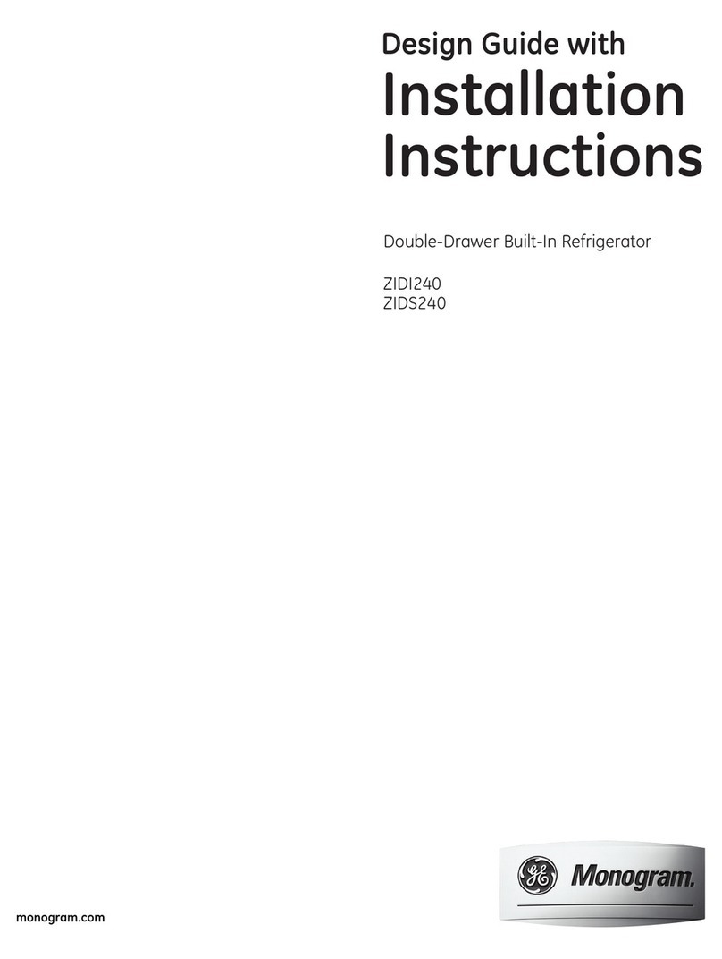GE monogram ZIDI240 User manual GE monogram ZIDI240 User manual