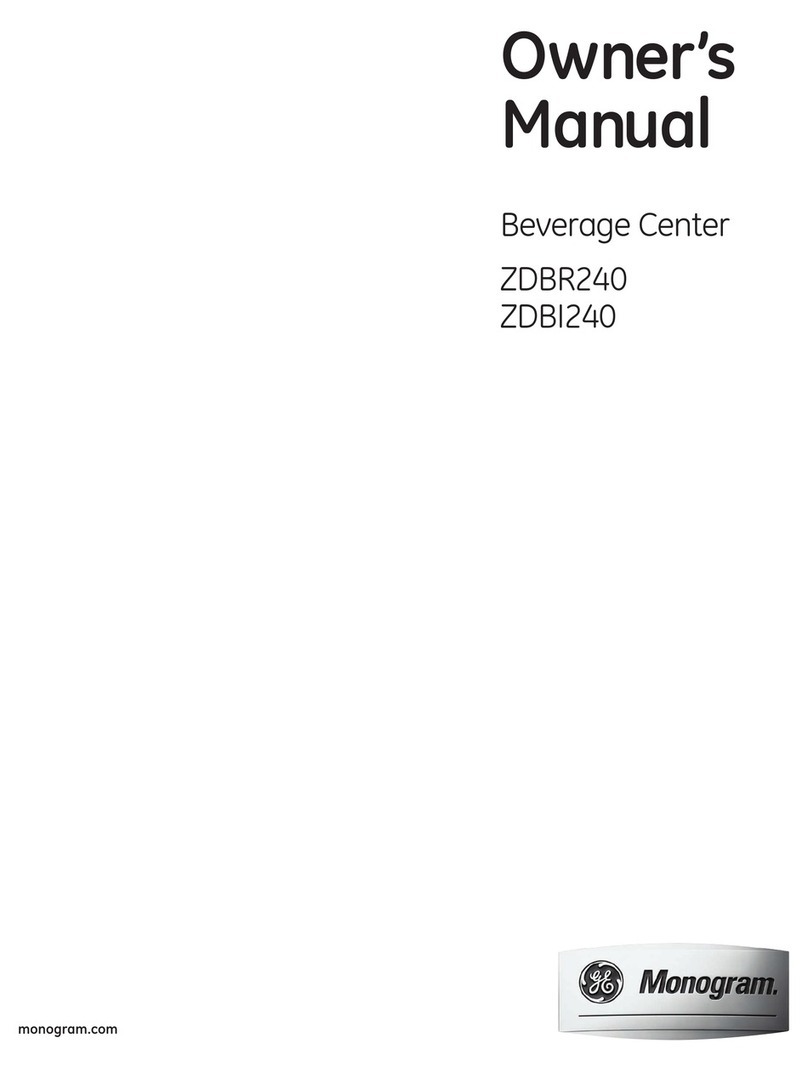 GE Monogram ZDBR240 User manual