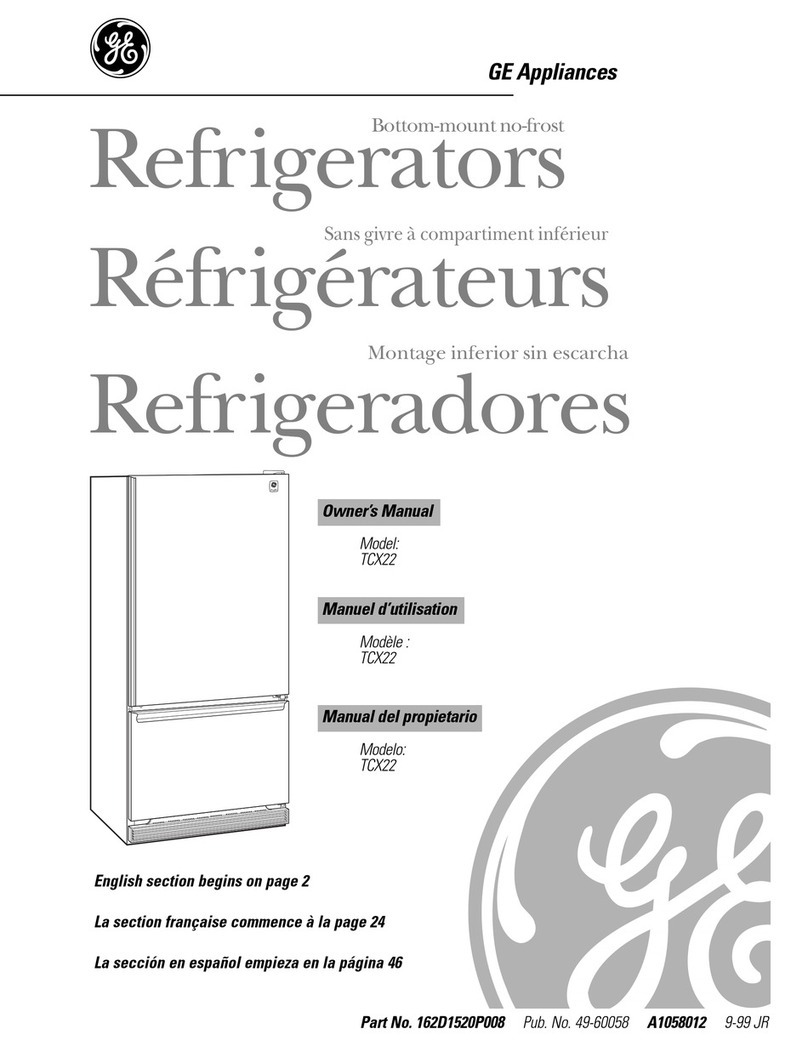 GE TCX22 User manual GE TCX22 User manual